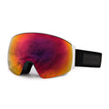 Fashion Manufacturers Custom Oem Ski Goggles with Anti-Fog & Magnetic Straps Interchangeable Lens Sports Eyewear