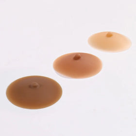 Seamless Edge Reusable 7.5CM Silicone Fake Adhesive Pert Nipples Cover With Nipple