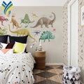 Custom Modern 3D Dinosaur Wallpaper for Kids Bedroom Waterproof Anti-Static for Hotel Decor Graphic Design Solution Included