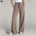 New Design Women's Casual Soft Oversized Fit High Waist Wide Leg Pants