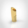 New Design Zinc Alloy Material Perfume Bottle Lid Easy Open End for 15 Bottles