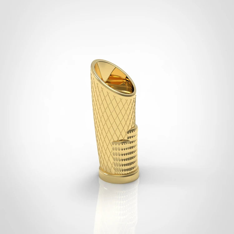 New Design Zinc Alloy Material Perfume Bottle Lid Easy Open End for 15 Bottles