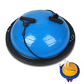 CW YGB004 Inflatable PVC Yoga Balance Ball with Explosion-proof Feature 58/46cm Size 150kg Max Load Capacity Resistance Band