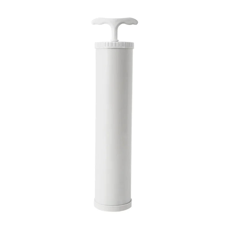 White Plastic Hand Pump Travel Pump for Vacuum Storage Bag for Living Room Use