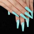 Acrylic 24 Pieces Wholesale Private Label Packaging Box Designs Long False Gel Press on Nails