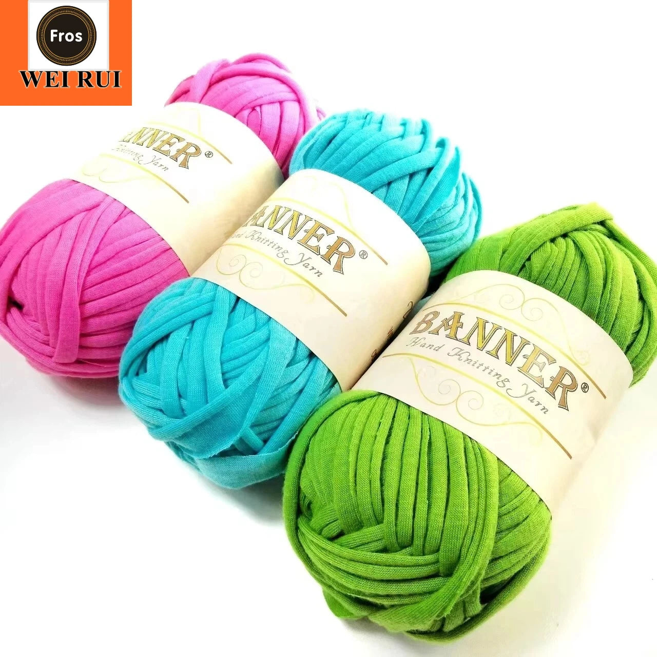 T Shirt Yarn Crochet Polyester Spaghetti Handmade Crochet Amigurumi Hilo De Trapillo De Camisetas for Knitting Bag