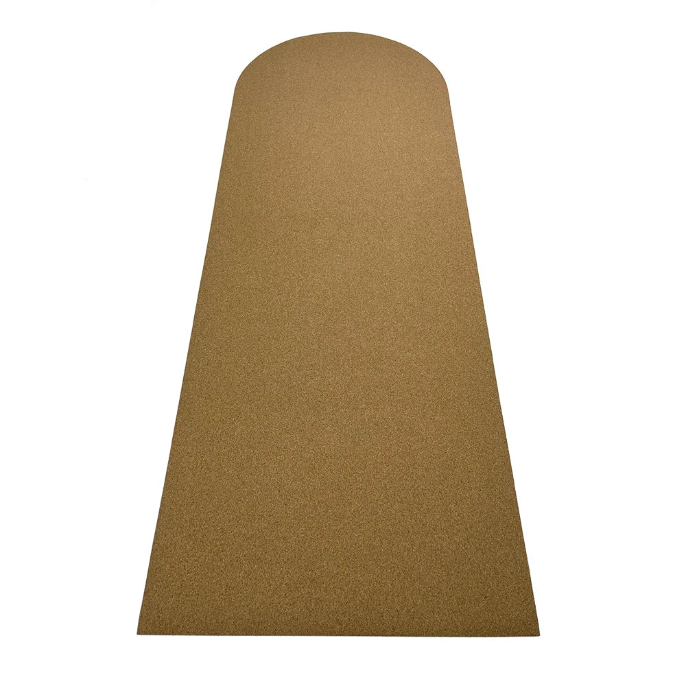 Wholesale Custom Printed Oval Curved Rounded Yoga Matt Rubber Sustainable Logo Cork Arch Anti-Bacteria Sweat-Absorb Yoga Mat
