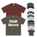 Men's High Quality Quick-Drying T-Shirt Summer Casual Fitness Vintage Loose and Cool Solid Short Sleeve T-Shirt Blank Design