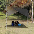 Woqi 3m*3m Uv Resistant Sun Shelter Oxford Camping Hammock Tarp With Black Coating