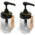 16 oz Portable Vacuum Pump with Food Grade Plastic Lid & Jar Syrup Honey Dispenser Leak-Proof for Watering Kits Food Bag Dosing