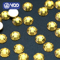 VDD 005 Citrine SS3-SS30 GlassRhinestones Flatback Strass Stones Gemstone for DIY Crafts Nails Accessories Decoration Wholesale