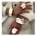 European American High-End Exquisite Metal Bracelet Arm Ring Cross-Border Light Luxury Niche Wide Fashion Chain Link Bracelets
