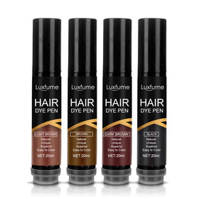Luxfume 20ml Private Label Lace Tint Brush Touch-Up Stick Concealer High Pigment Semi-permanent Hair Root Dye Pen