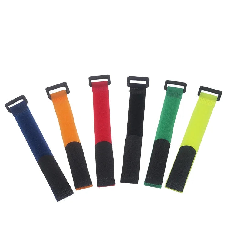 Custom Reusable Buckle Strap Adjustable Velcoes Fastener Straps Nylon Hook and Loop Cable Ties Bike Hook and Loop Tape