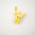 New Lovely Animal Rabbit Plush Bunny Keychains Ball-Shaped Earphone Bag Pendant Key Ring Made of Leather