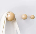 Modern Beech Wooden Coat Hook Single Hat Rack