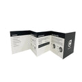 Custom NFC Ring Card User Guide Brochure Offset Printed on Coated & Art Paper with Film Lamination 3-Folded