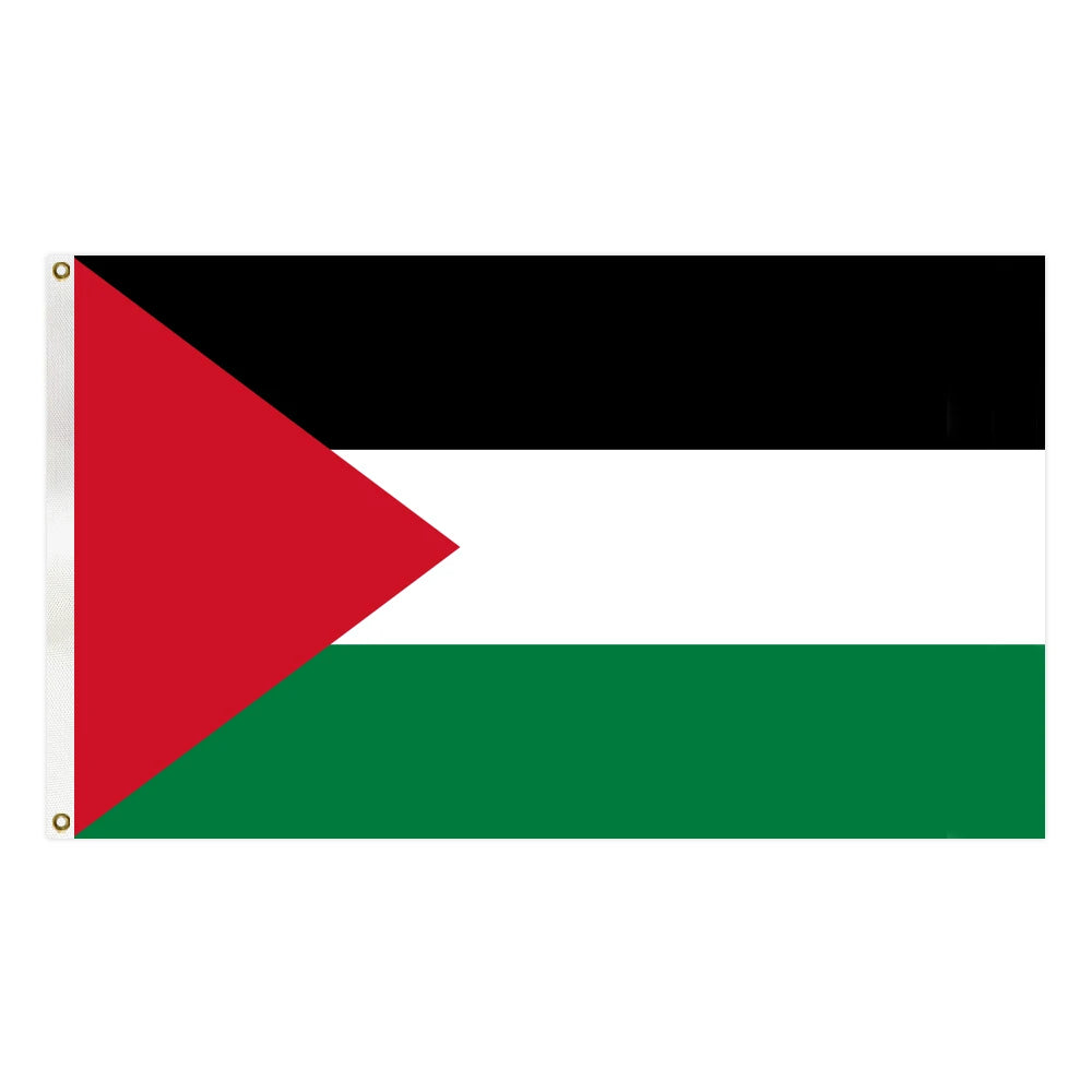 Professional Factory's 3X5FT Palestine Flag Vivid Color and UV Fade-Resistant All Different Countries Professional Flag