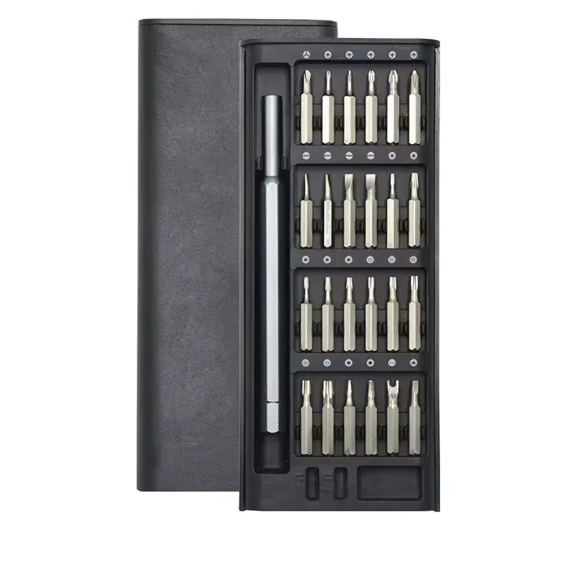 Precision Screwdriver Set with 24 in 1 Snap Fastener for Mobile Phone Repair Tools
