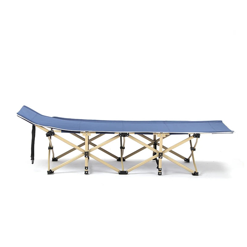 Recliner Custom Camping Cot  Pad Sleeping Cot Folding  Travel Emergency Relief Camping Bed