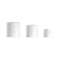 White Glass Jar 15 ml 50 ml 100 ml Opal Glass Jar Empty Face Cream Jar Double Wall Lid White Glass Container for Skin Care