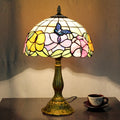 12 Inch American P Bedroom Bedside Lamp Tiffany's Stained Glass Rustic Retro bar Desk Lamp 110-240V  Bedroom Bedside Lamp