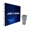 Wholesale 10ft*10ft Aluminum Tension Fabric Pop up Straight Stand Display Backdrop Rack for Exhibition Booth Trade Show Wall Ban