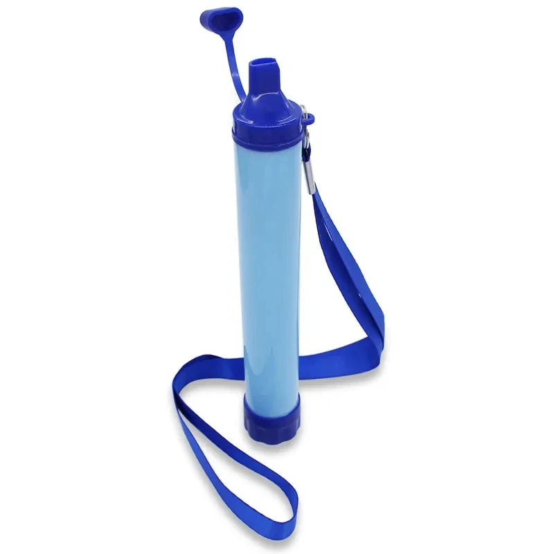 Straw Water Filter Survival Filtration Portable Gear Emergency Preparedness Supply for Drinking