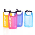 SINOTOP 2L PVC Transparent Lightweight Marine Sack Outdoor Waterproof Tube Dry Bag for Kayaking