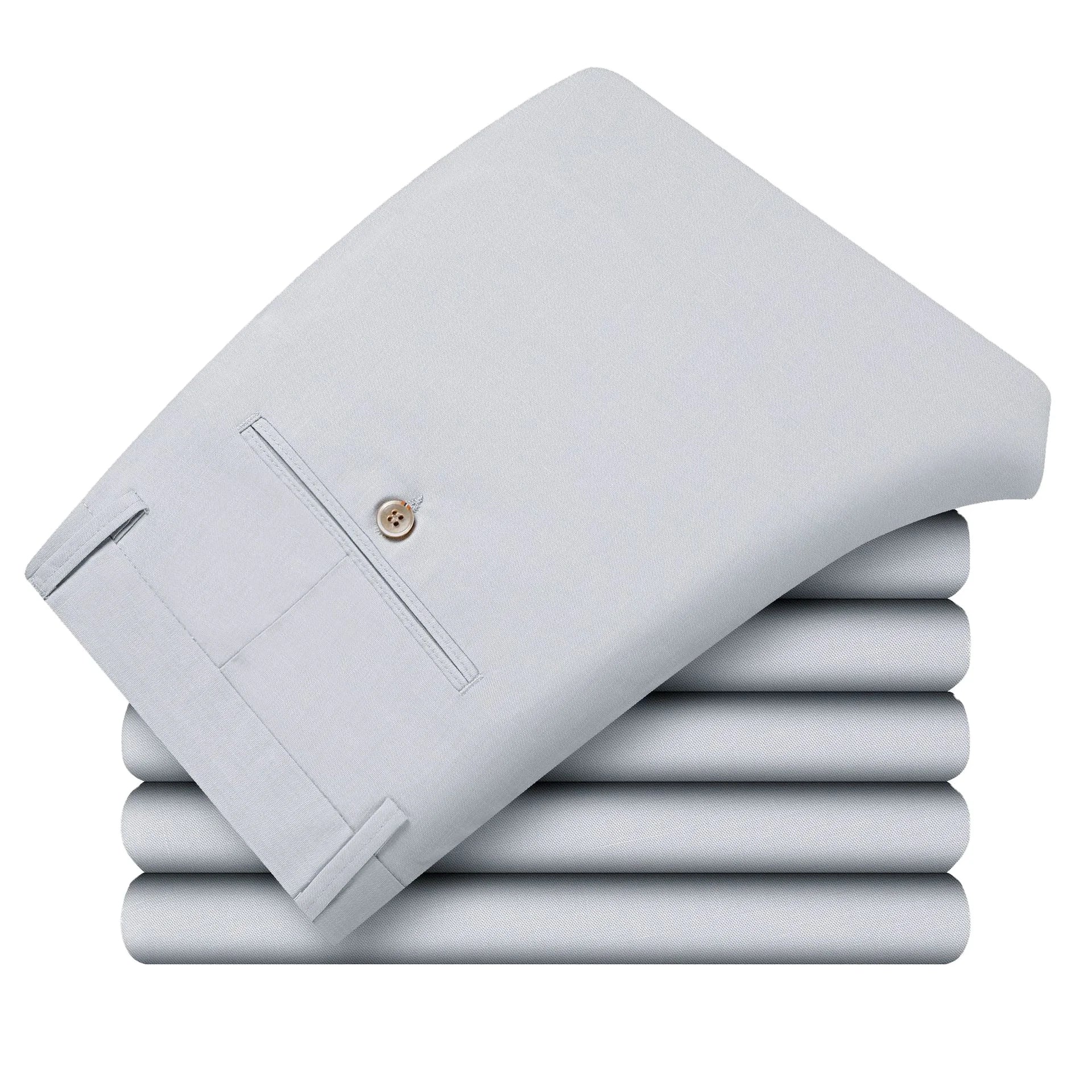 BLD Men's Fashion High Quality Sustainable Linen Fabric Straight Thin Stretch Breathable Business Casual Men's Pants