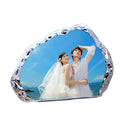 Wholesale New Design Personalized 3d Laser Engraving Crystal Photo Frame K9 clear Custom Crystal Iceberg Plaque Crystal Award