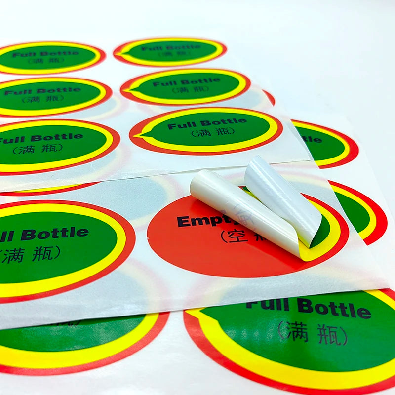 Double Multi Layer Folding Booklet Cough Syrup Bottle Labels Sticker