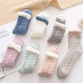 Women Winter Socks Cute Crew Indoor Sleep Warm Thick Fuzzy Winter Socks Woman Wholesale