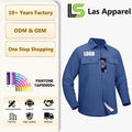 Manufacturing Garments Quick Dry Shirts for MenOEM Work Wear Men's Cargo ShirtsCasual Outdoor Long Sleeve Fishing Shirts