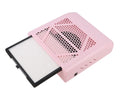 Professional 80W High-Power Portable Solid ABS Plastic Desktop Manicure Vacuum Cleaner with Nail Dust Collection Tool