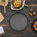 Factory Wholesale Pre-Seasoned Cast Iron Skillet Cast Iron Pan Pizza Tray Non-Stick