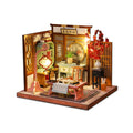 Doll Houses Birthday Gift Model Toy Antique Style Art Model Mini Doll House Wooden Doll House for Girls