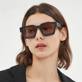 Glasses Vintage Sunglasses Custom Logo Luxury Classic Sunglasses Own Logo Man High Quality 2024 Square Sunglasses Men