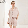 FUNG 6035 New Summer Short Sleeve Women Set Fashion Shirt Two-piece Set