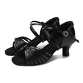M7BSalsa  Women Latin Dance Shoes 7.5CM/5.5CM/3.5CM Heels