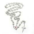 Hot Sell Shell Beads Rosary Necklace Cross Rosary Necklace Rosary Religious Jewelry Wholesale