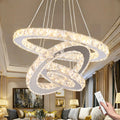 Ring Chandelier Crystal Pendant Lights Modern Home Decor Living Room Chandelier Ceiling LED Lights