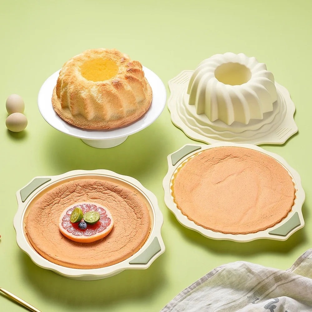 Yangjiang Wonderful Easy to Release Cake Mold DIY Baking Cake Basin Circular Cake Mold for Brownie Chocolate Tart Bread