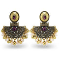 Summer Boho Beaded Tassel Jhumkas Indian Earrings Statement Geometry Gold Indian Earrings for Women