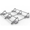 Flat Roof Solar Mounting System Aluminum Roof Structure Pv Energy System