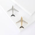 Japanese and Korean High-grade Diamond-studded Aircraft Brooch Alloy Jewelry Brooch