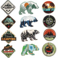 NODA High Quality Iron on Embroidery Camping  Patch for Outdoor Overcoat Hat Decoration