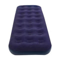 WOQI Single Inflatable Mattress with  Built-in Pump - Flocked Easy to Inflatable Waterproof Portable Inflatable Bed