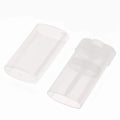 Natural Transparent PP Tube for DIY Twist Lip Balm Body Cream Sunscreen Stick Packaging DIY Twist Lip Balm Body Screen Printing