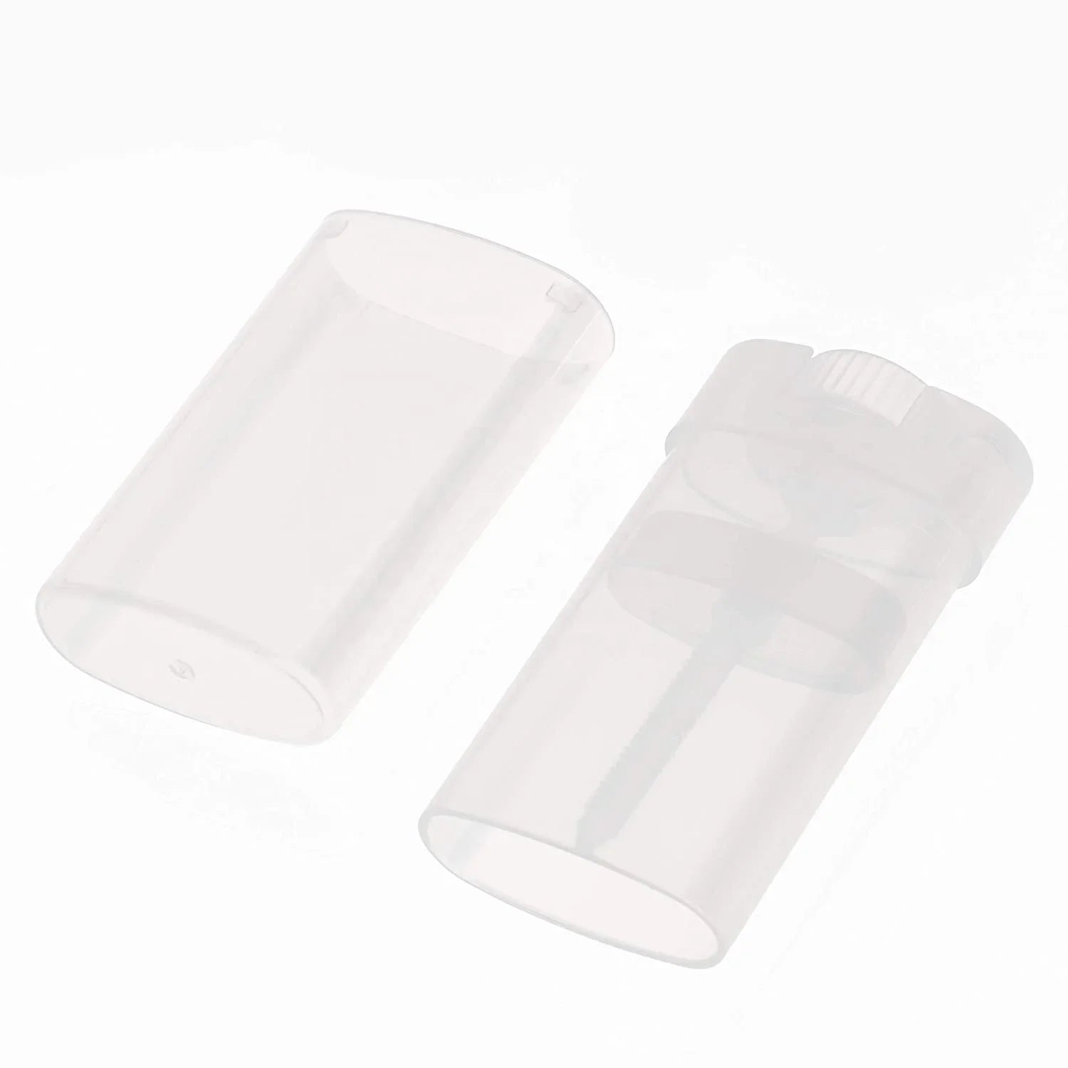 Natural Transparent PP Tube for DIY Twist Lip Balm Body Cream Sunscreen Stick Packaging DIY Twist Lip Balm Body Screen Printing